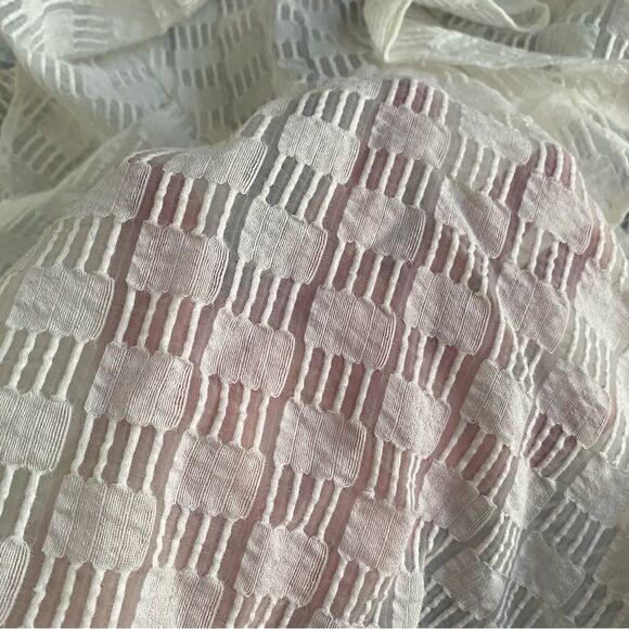 Rebecca Minkoff Semi Sheer Ivory Top Size XS - Picture 7 of 8